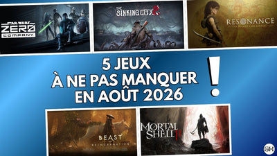 5 jeux à ne pas manquer en août 2026