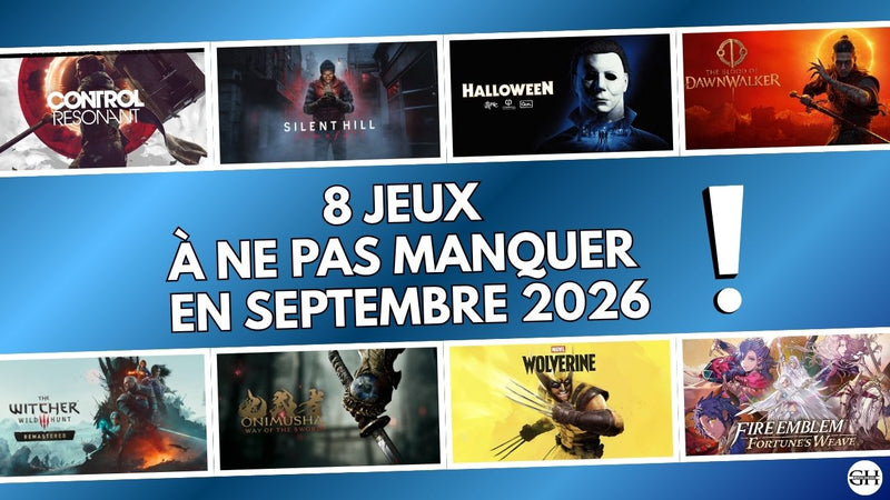 8 jeux à ne pas manquer en septembre 2026