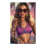 GTA Femme brune tatouee Regard intense - Vignette | Gaming Hub