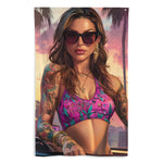 GTA Femme brune tatouee Regard intense - Vignette | Gaming Hub